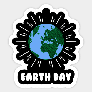 Earth day Sticker